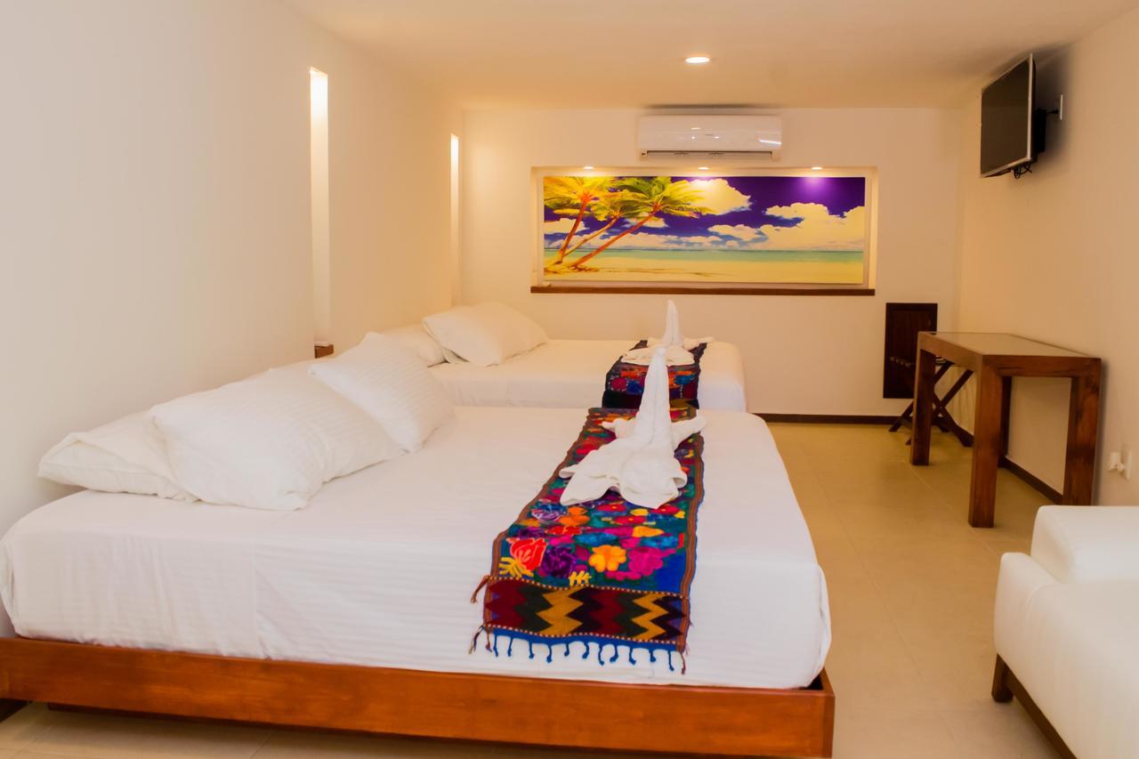 Casa Azul Maya อิสลามูเฮเรส ภายนอก รูปภาพ