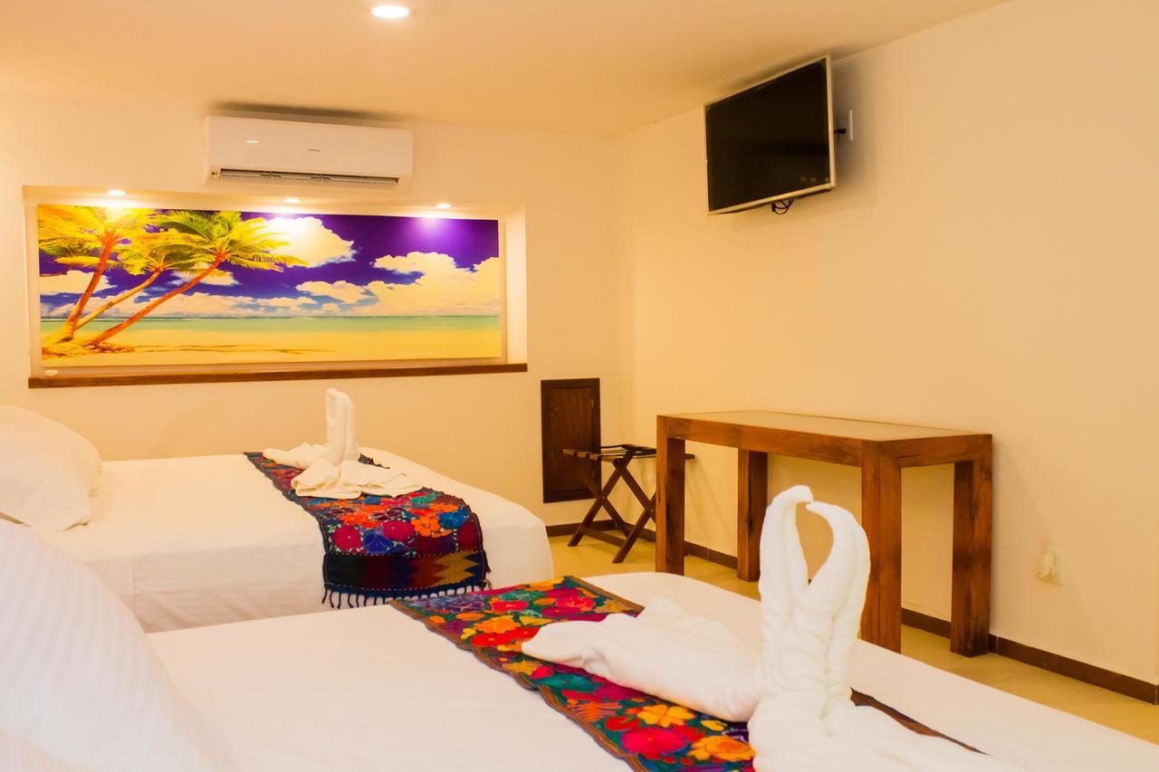 Casa Azul Maya อิสลามูเฮเรส ภายนอก รูปภาพ